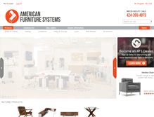 Tablet Screenshot of americanfurnituresys.com